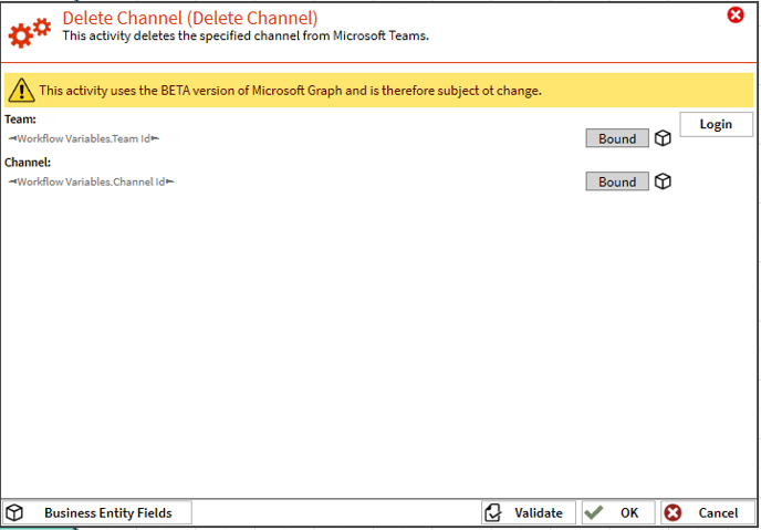 TeamsChannelDelete